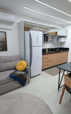 Apartamento para alugar com 42m², 1 quarto e 1 vaga