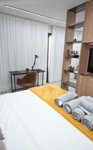 Apartamento para alugar com 42m², 1 quarto e 1 vaga