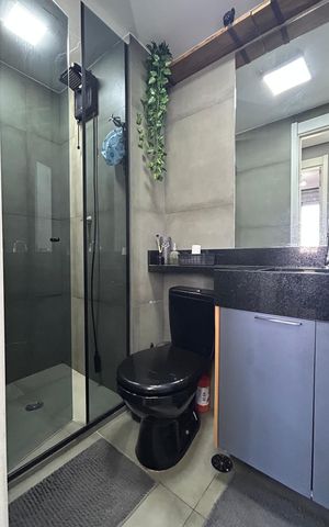 Apartamento à venda com 42m², 2 quartos e sem vaga Apartamento à venda com 42m², 2 quartos e sem vagaBanheiro