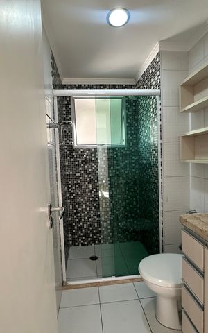 Apartamento à venda com 42m², 2 quartos e 1 vaga Apartamento à venda com 42m², 2 quartos e 1 vagaBanheiro