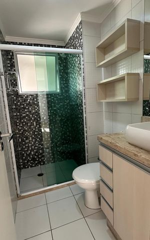 Apartamento à venda com 42m², 2 quartos e 1 vaga Apartamento à venda com 42m², 2 quartos e 1 vagaBanheiro