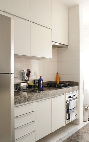Apartamento para alugar com 56m², 2 quartos e 2 vagas Apartamento para alugar com 56m², 2 quartos e 2 vagasCozinha e Área de Serviço