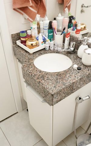 Apartamento para alugar com 56m², 2 quartos e 2 vagas Apartamento para alugar com 56m², 2 quartos e 2 vagasBanheiro da Suíte