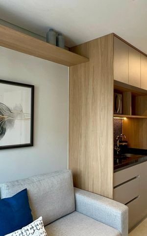 Studio para alugar com 25m², 1 quarto e sem vaga Studio para alugar com 25m², 1 quarto e sem vagaSala