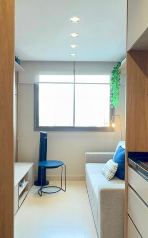 Studio para alugar com 25m², 1 quarto e sem vaga Studio para alugar com 25m², 1 quarto e sem vagaCozinha
