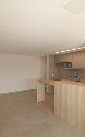 Apartamento para alugar com 100m², 2 quartos e 2 vagasSala / Cozinha