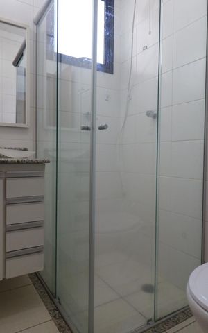Apartamento para alugar com 107m², 3 quartos e 2 vagas Apartamento para alugar com 107m², 3 quartos e 2 vagasBanheiro da Suíte 2