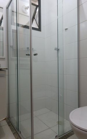 Apartamento para alugar com 107m², 3 quartos e 2 vagas Apartamento para alugar com 107m², 3 quartos e 2 vagasBanheiro da Suíte 1