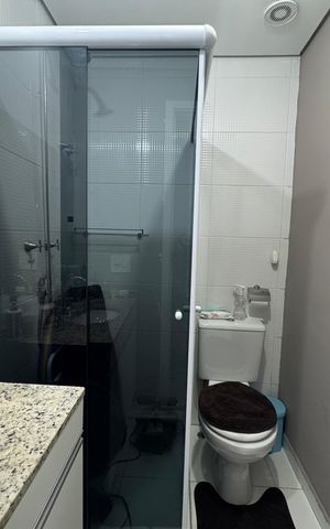Apartamento para alugar com 110m², 2 quartos e 1 vaga Apartamento para alugar com 110m², 2 quartos e 1 vagaBanheiro 1