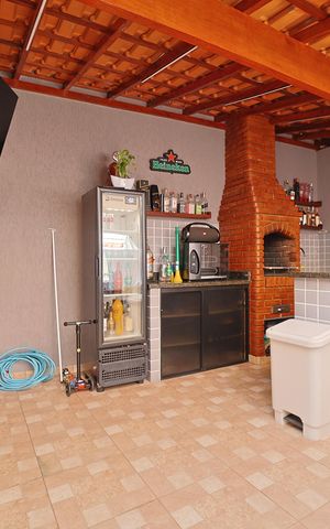 Casa para alugar com 210m², 3 quartos e 2 vagasÁrea gourmet