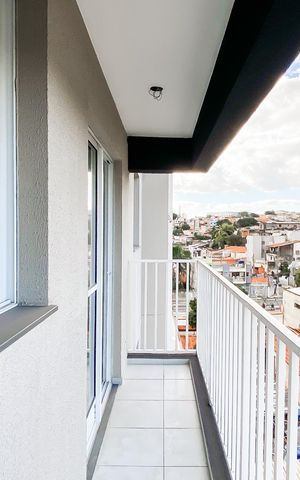 Apartamento à venda com 39m², 2 quartos e sem vagaVaranda 