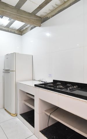 Casa para alugar com 45m², 2 quartos e 1 vagaSala/Cozinha