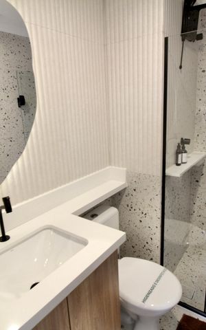 Apartamento à venda com 32m², 1 quarto e 1 vaga Apartamento à venda com 32m², 1 quarto e 1 vagaBanheiro