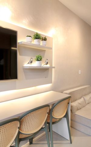 Apartamento à venda com 32m², 1 quarto e 1 vaga Apartamento à venda com 32m², 1 quarto e 1 vagaSala