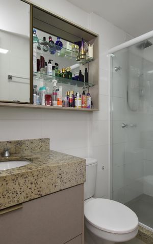Apartamento à venda com 69m², 2 quartos e 1 vagaBanheiro da Suíte