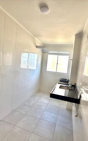 Apartamento para alugar com 48m², 2 quartos e 1 vaga Apartamento para alugar com 48m², 2 quartos e 1 vagaCozinha e Área de Serviço