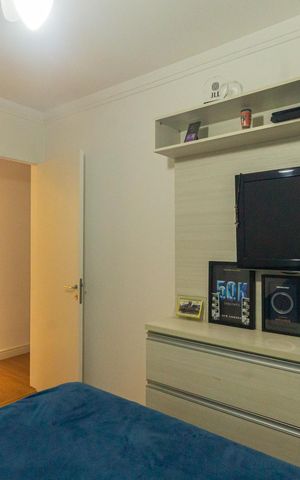 Apartamento à venda com 77m², 3 quartos e 2 vagas Apartamento à venda com 77m², 3 quartos e 2 vagasQuarto 1