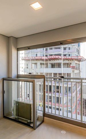 Apartamento para alugar com 27m², 1 quarto e sem vagaVaranda