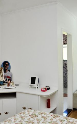 Casa à venda com 260m², 3 quartos e 4 vagas Casa à venda com 260m², 3 quartos e 4 vagasDetalhe - Quarto 01 com Suíte