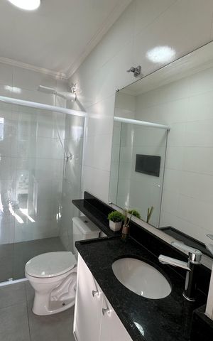 Apartamento para alugar com 103m², 3 quartos e 1 vaga Apartamento para alugar com 103m², 3 quartos e 1 vagaBanheiro da Suíte 3