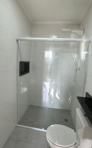 Apartamento para alugar com 103m², 3 quartos e 1 vaga Apartamento para alugar com 103m², 3 quartos e 1 vagaBanheiro da Suíte 3
