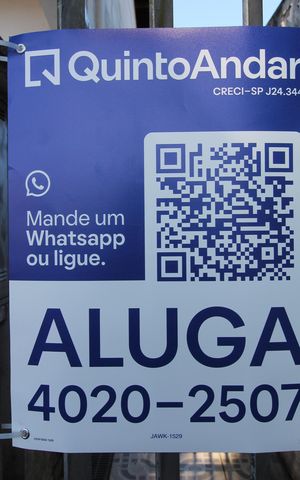 Casa para alugar com 50m², 1 quarto e 1 vagaPlaquinha