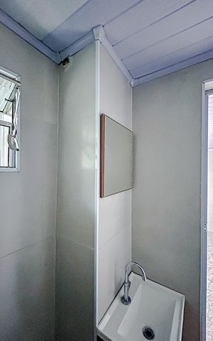 Casa para alugar com 30m², 1 quarto e sem vagaBanheiro da suíte