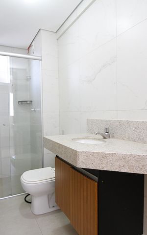 Apartamento para alugar com 71m², 3 quartos e 3 vagasBanheiro Social