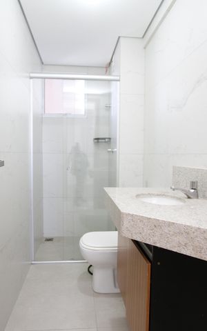 Apartamento para alugar com 71m², 3 quartos e 3 vagasBanheiro Social