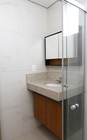 Apartamento para alugar com 71m², 3 quartos e 3 vagasBanheiro da Suíte