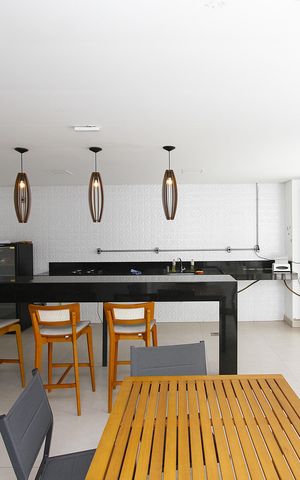 Apartamento para alugar com 71m², 3 quartos e 3 vagasÁrea comum - Churrasqueira