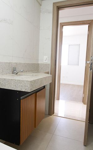 Apartamento para alugar com 71m², 3 quartos e 3 vagasBanheiro Social