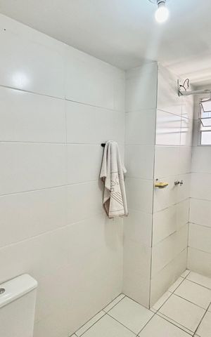 Apartamento para alugar com 51m², 2 quartos e sem vaga Apartamento para alugar com 51m², 2 quartos e sem vagaBanheiro social