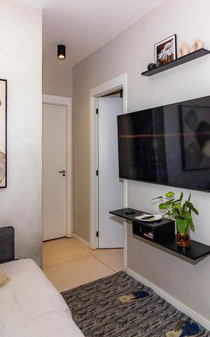 Apartamento à venda com 40m², 2 quartos e 1 vaga Apartamento à venda com 40m², 2 quartos e 1 vagaSala