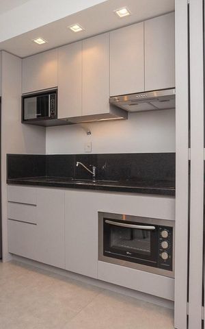 Studio para alugar com 38m², 1 quarto e 1 vaga Studio para alugar com 38m², 1 quarto e 1 vagaCozinha