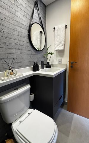 Apartamento à venda com 73m², 2 quartos e 2 vagas Apartamento à venda com 73m², 2 quartos e 2 vagasBanheiro