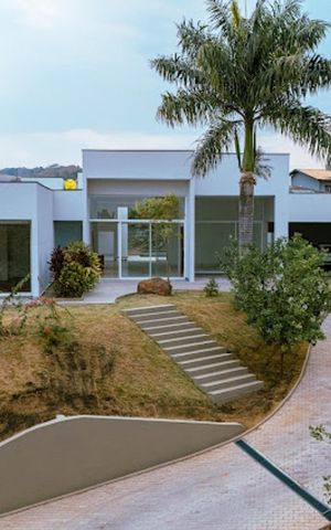 Casa de condomínio à venda com 667m², 5 quartos e 6 vagas Casa de condomínio à venda com 667m², 5 quartos e 6 vagasÁrea externa
