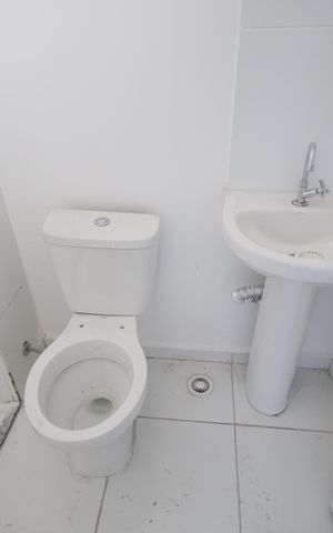Apartamento para alugar com 44m², 2 quartos e 1 vagaBanheiro da Suíte 1