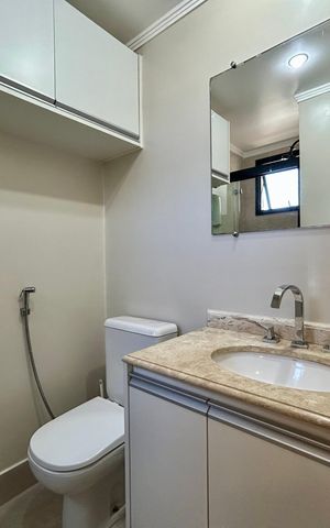 Apartamento à venda com 74m², 3 quartos e 2 vagas Apartamento à venda com 74m², 3 quartos e 2 vagasBanheiro do Quarto 1
