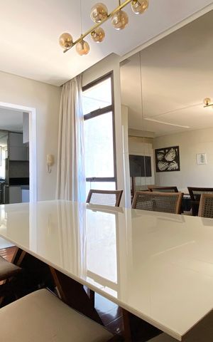 Apartamento para alugar com 115m², 3 quartos e 2 vagas Apartamento para alugar com 115m², 3 quartos e 2 vagasSala de Jantar