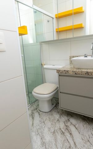 Apartamento à venda com 64m², 2 quartos e 2 vagas Apartamento à venda com 64m², 2 quartos e 2 vagasBANHEIRO QUARTO Nº 2 - SUITE