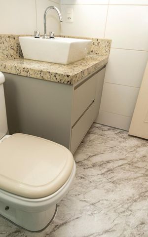 Apartamento à venda com 64m², 2 quartos e 2 vagas Apartamento à venda com 64m², 2 quartos e 2 vagasBANHEIRO QUARTO Nº 2 - SUITE