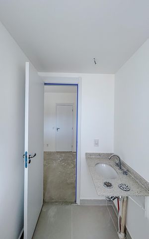 Apartamento à venda com 119m², 3 quartos e 2 vagasBanheiro da Suíte 3