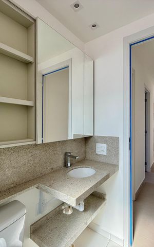 Apartamento à venda com 59m², 2 quartos e 1 vaga Apartamento à venda com 59m², 2 quartos e 1 vagaBanheiro Social