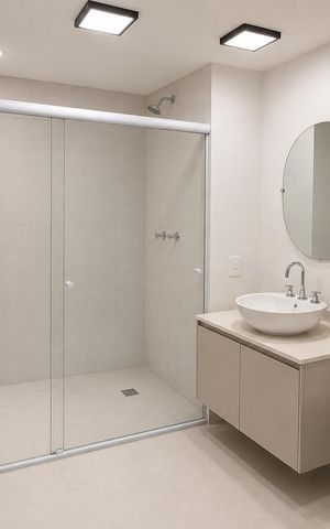 Studio à venda com 25m², 1 quarto e sem vaga Studio à venda com 25m², 1 quarto e sem vagaBanheiro