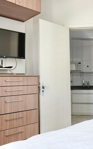 Studio à venda com 26m², 1 quarto e 1 vaga Studio à venda com 26m², 1 quarto e 1 vagaQuarto