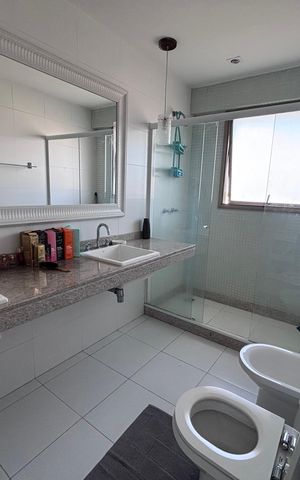 Apartamento para alugar com 206m², 4 quartos e 3 vagas Apartamento para alugar com 206m², 4 quartos e 3 vagasBanheiro do Quarto 4