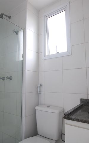 Apartamento à venda com 74m², 3 quartos e 1 vagaBanheiro da suíte