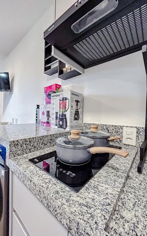 Studio para alugar com 25m², 1 quarto e sem vagaCozinha
