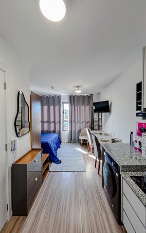 Studio para alugar com 25m², 1 quarto e sem vagaCozinha